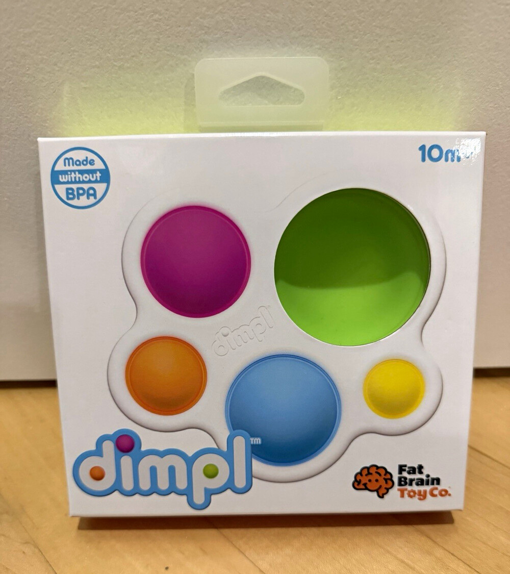 Fat Brain Toy Co. Dimpl Tactile Sensory Popping Fidget Toy 10m-24m FA192-1